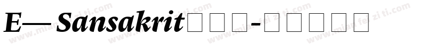 E_ Sansakrit转换器字体转换